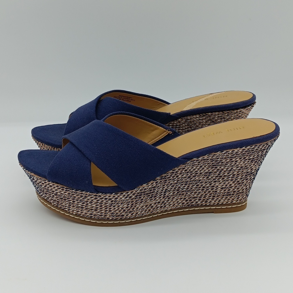 🌟 NEW Nine West Havana Wedge Sandal - Picture 6 of 10